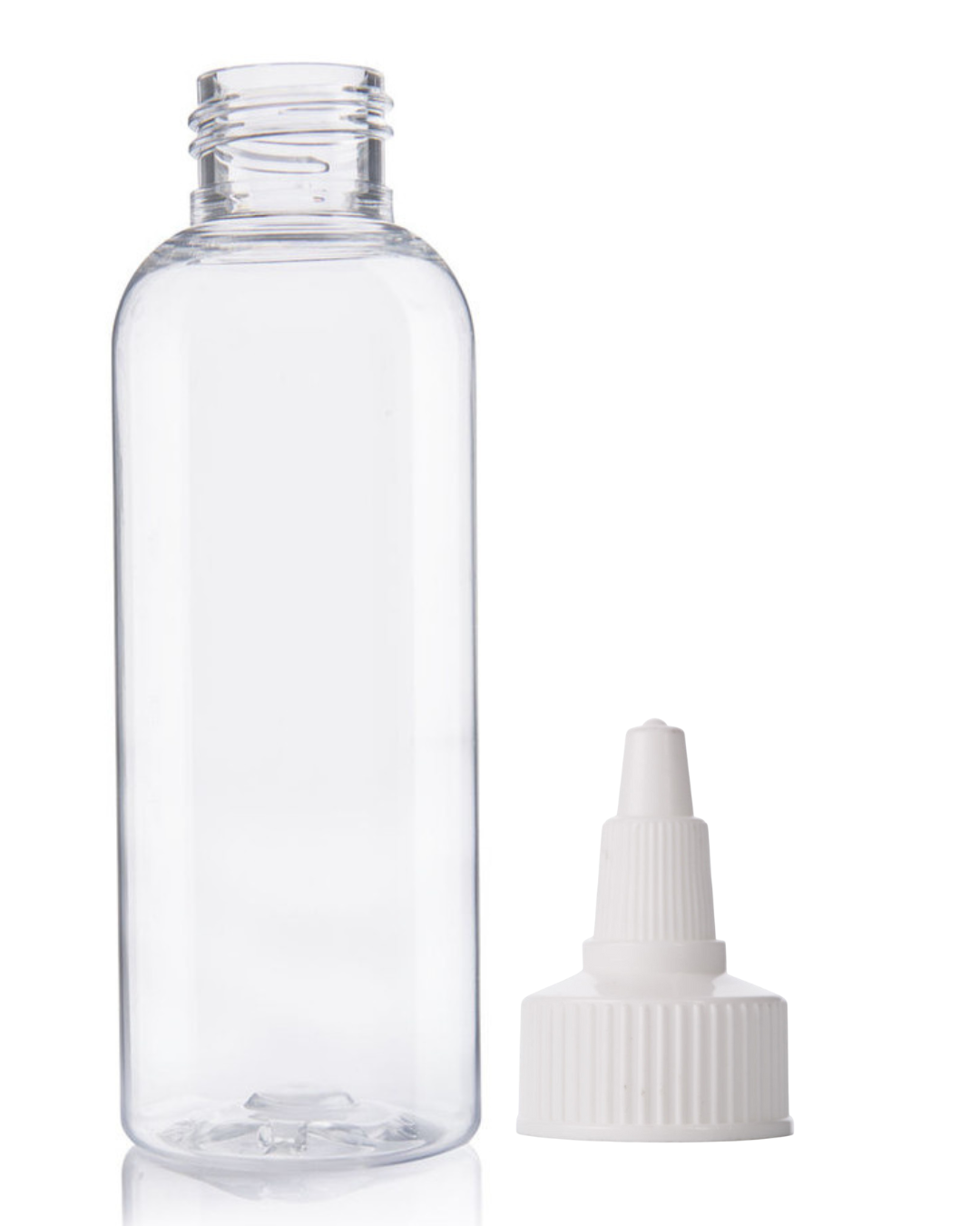 125ml empty bottle with sauce cap